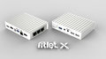 fitlet-i Barebone, AMD A4 Micro-6400T SoC, 64-bit quad core 1Ghz(1.6Ghz boost), 1x SO-DIMM 204-pin DDR3L, 1x mSATA 6Gbps, 1xeSata, 2xHDMI, Audio I/O, 2x1GbE LAN, Wlan/BT, 2xUSB3.0, 4xUSB2.0, 1xRS232, 