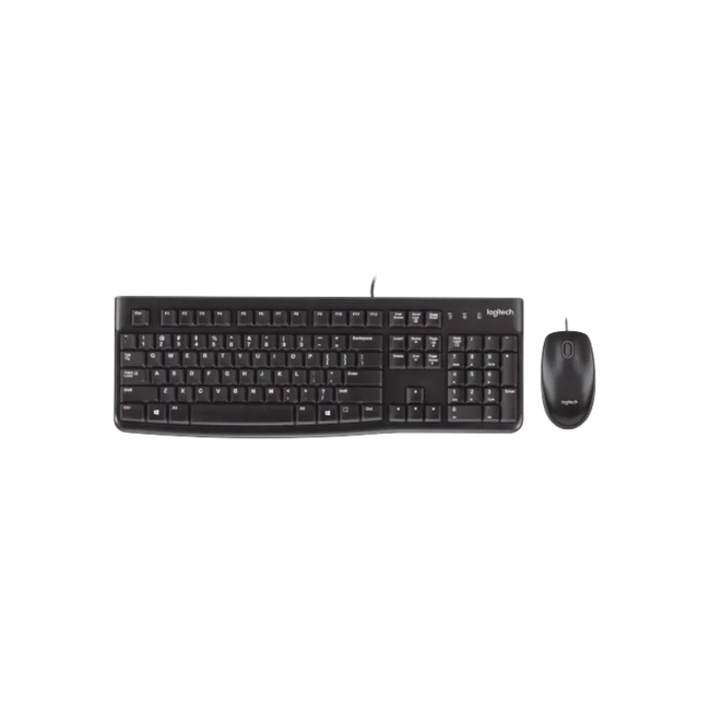 Logitech Desktop MK120 Wired Keyboard and Mouse Set – LT1051512